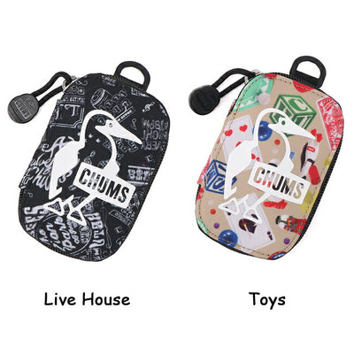 ★CHUMS チャムス Recycle Oval Key Zip Case リサイクルオーバルキージップケース CH60-3991
