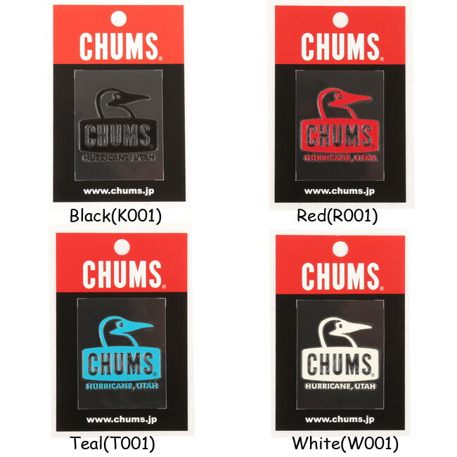 ★CHUMS チャムス Booby Face Emboss Sticker ブービーフェイスエンボスステッカー CH62-1127