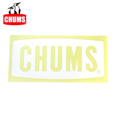 ★CHUMS チャムス Cutting Sheet CHUMS Logo L カッティングシートチャムスロゴ CH62-1482 【メール便発送350円・代引不可】