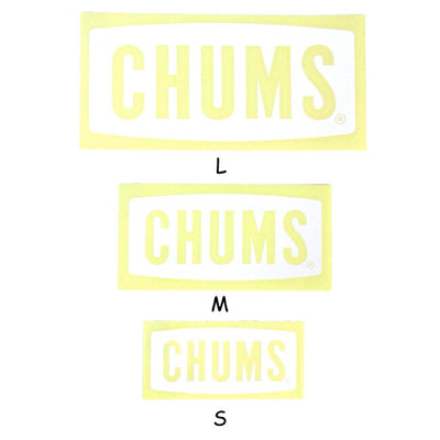 ★CHUMS チャムス Cutting Sheet CHUMS Logo M カッティングシートチャムスロゴ CH62-1483 【メール便発送350円・代引不可】