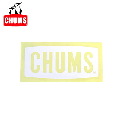 ★CHUMS チャムス Cutting Sheet CHUMS Logo S カッティングシートチャムスロゴ CH62-1484 【メール便発送350円・代引不可】