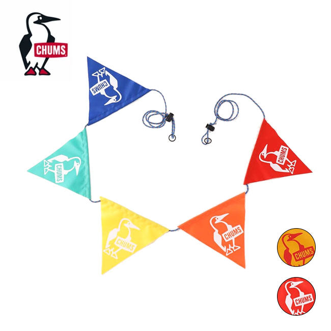 ★CHUMS チャムス Booby Logo Garland ブービーロゴガーランド CH62-1964