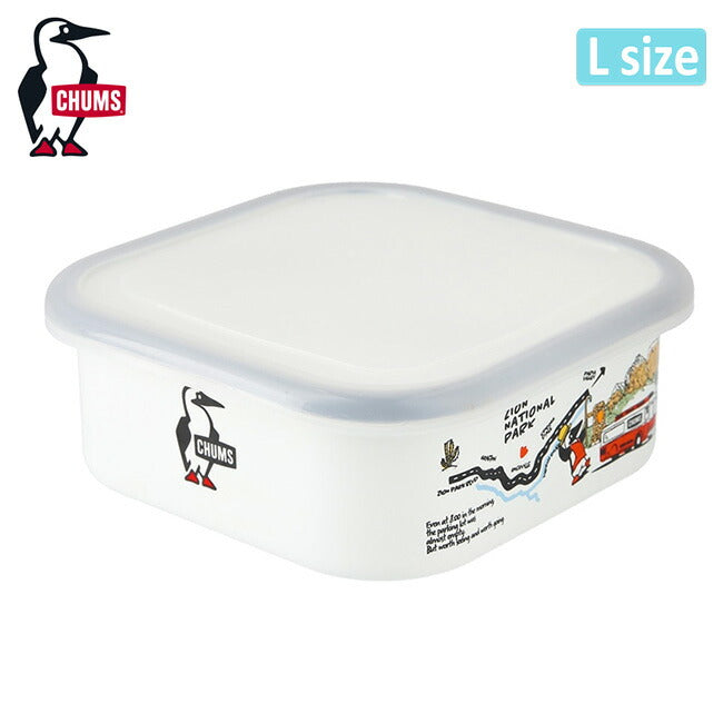 ★CHUMS チャムス Enamel Container L エナメルコンテナL CH62-2082