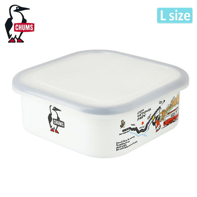 ★CHUMS チャムス Enamel Container L エナメルコンテナL CH62-2082