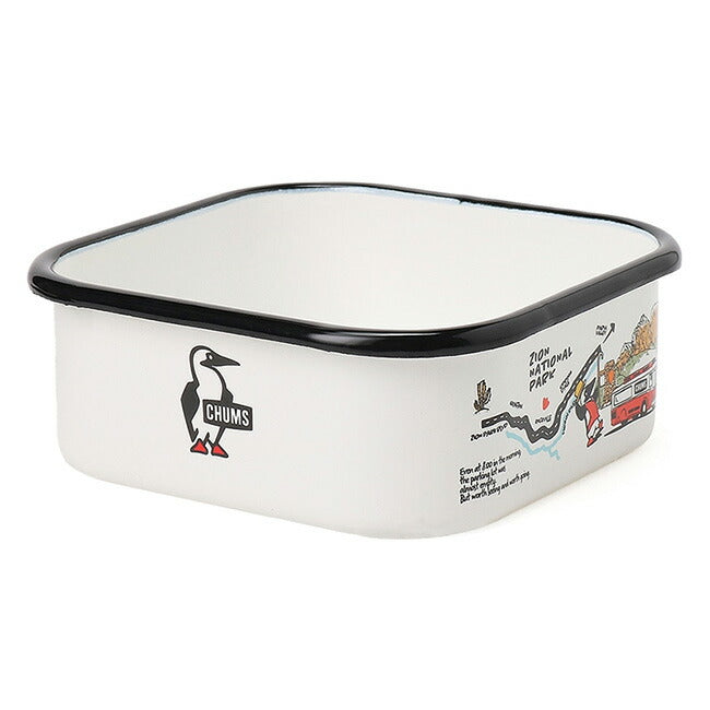 ★CHUMS チャムス Enamel Container L エナメルコンテナL CH62-2082