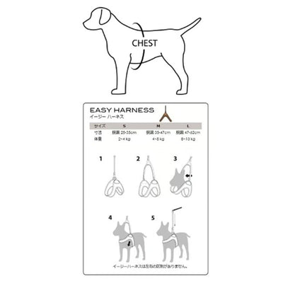 CHARLIE’S BACKYARD チャーリーズバックヤード EASY HARNESS L イージーハーネスL