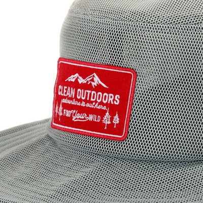 clef クレ BIG BRIM FULL MESH HAT ビックブリムフルメッシュハット RB3658