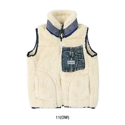 DENIM DUNGAREE デニムアンドダンガリー ヘブンリーボア ベスト 120cm 708202