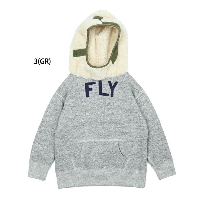 DENIM DUNGAREE デニムアンドダンガリー ビンテージトンプキン裏毛 FLY パーカー 120cm 708421