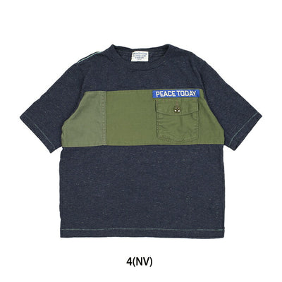 DENIM DUNGAREE デニムアンドダンガリー ビンテージトンプキン天竺リメイクTシャツ 120cm 712429