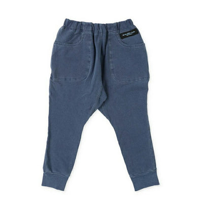 DENIM DUNGAREE デニムアンドダンガリー ストレッチ裏毛 DYED ニッカポッカ 100-120cm 718502