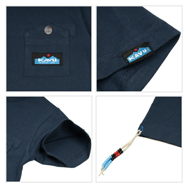 DENIM DUNGAREE デニムアンドダンガリー KAVU BEADS MOUNTAIN ポケットTシャツ 110cm 3722480