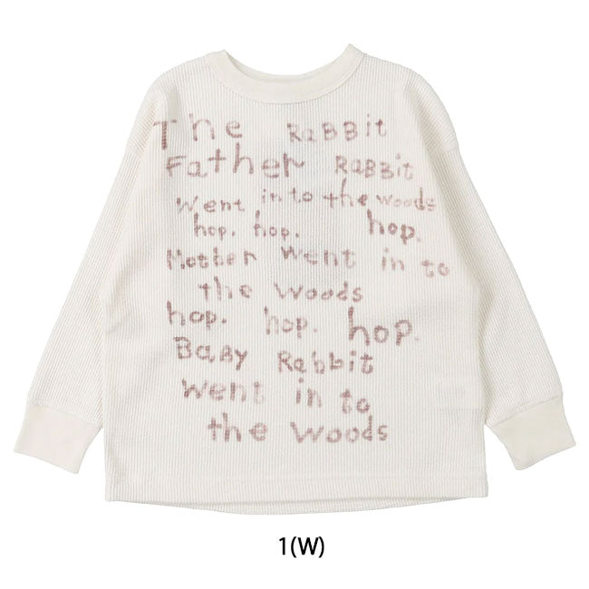 DENIM DUNGAREE デニムアンドダンガリー RABBIT Waffle Tee ラビットワッフルティー 738412