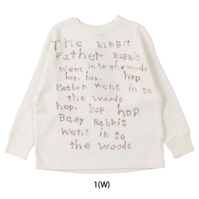 DENIM DUNGAREE デニムアンドダンガリー RABBIT Waffle Tee ラビットワッフルティー 738412