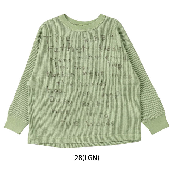 DENIM DUNGAREE デニムアンドダンガリー RABBIT Waffle Tee ラビットワッフルティー 738412