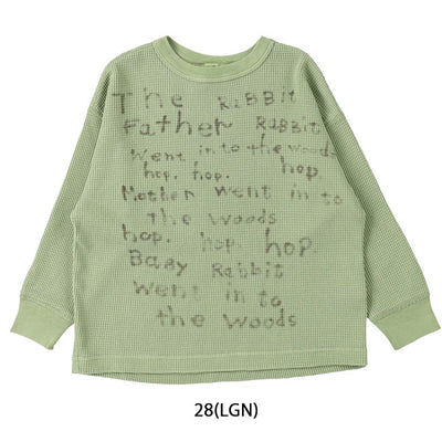 DENIM DUNGAREE デニムアンドダンガリー RABBIT Waffle Tee ラビットワッフルティー 738412