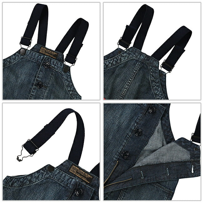 DENIM DUNGAREE デニムアンドダンガリー 8oz Denim Overalls 8ozデニム