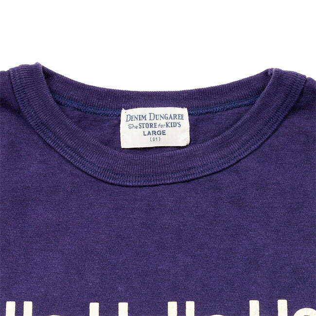 DENIM DUNGAREE デニムアンドダンガリー Vintage Cotton Jersey HELLO Tee ビンテージコットンジャージーハローティー 742413