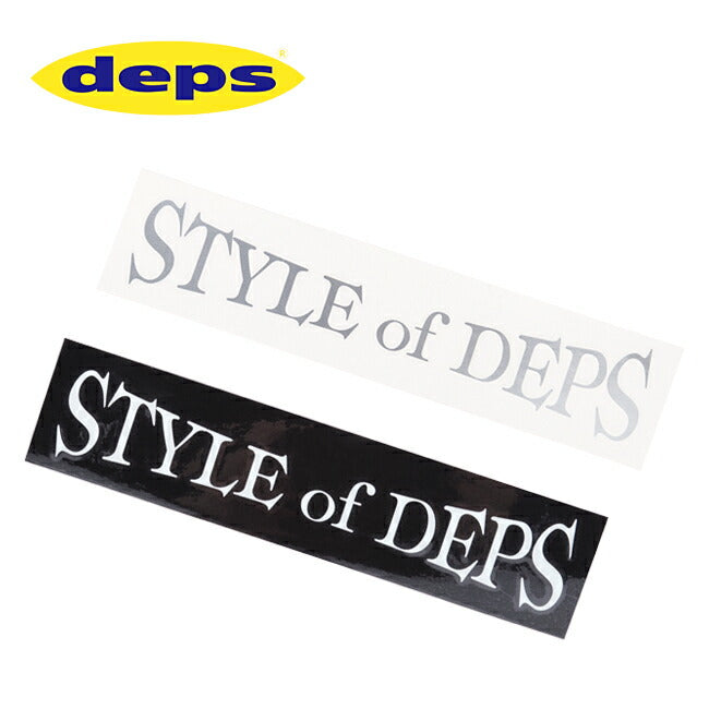 deps デプス STYLE OF DEPS CUTTING STICKER スタイルオブデプスカッティングステッカー 0605 【メール便発送350円・代引不可】