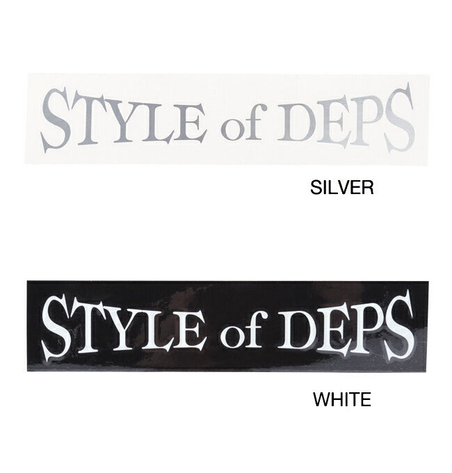 deps デプス STYLE OF DEPS CUTTING STICKER スタイルオブデプスカッティングステッカー 0605 【メール便発送350円・代引不可】