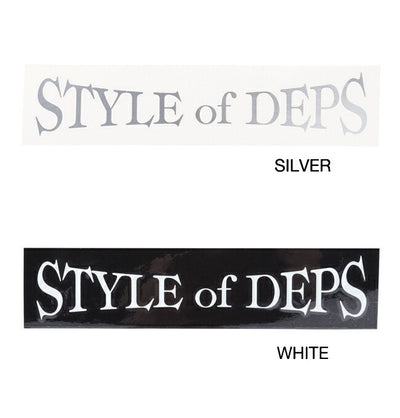 deps デプス STYLE OF DEPS CUTTING STICKER スタイルオブデプスカッティングステッカー 0605 【メール便発送350円・代引不可】