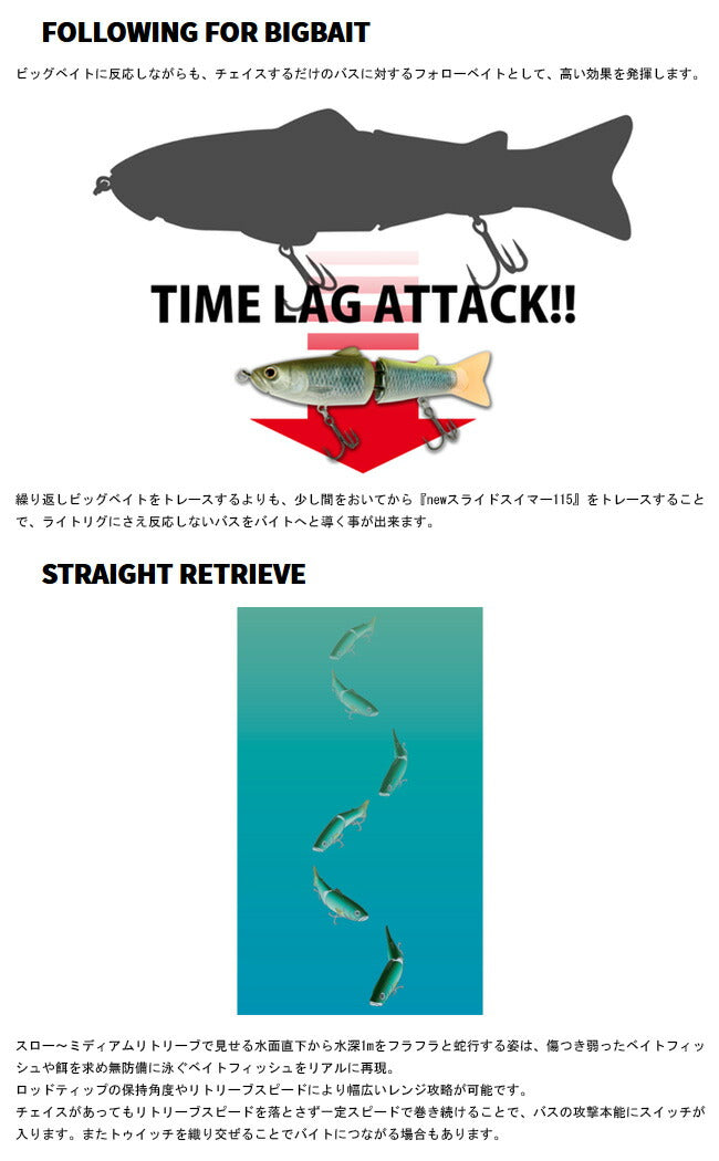 deps デプス NEW SLIDESWIMMER 115 ニュースライドスイマー