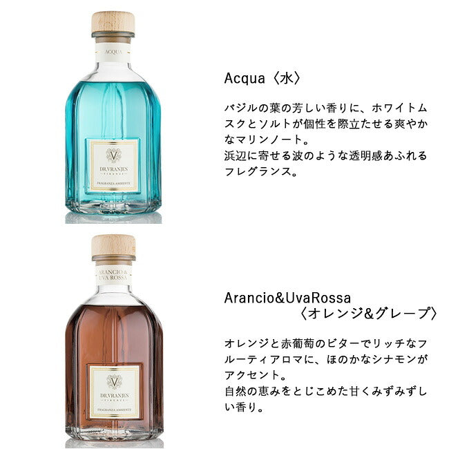 【数量限定!オリジナルショッピングバッグ プレゼント!】Dr.Vranjes ドットールヴラニエス DIFFUSER STANDARD SELECTION ディフューザースタンダードセレクション250ml