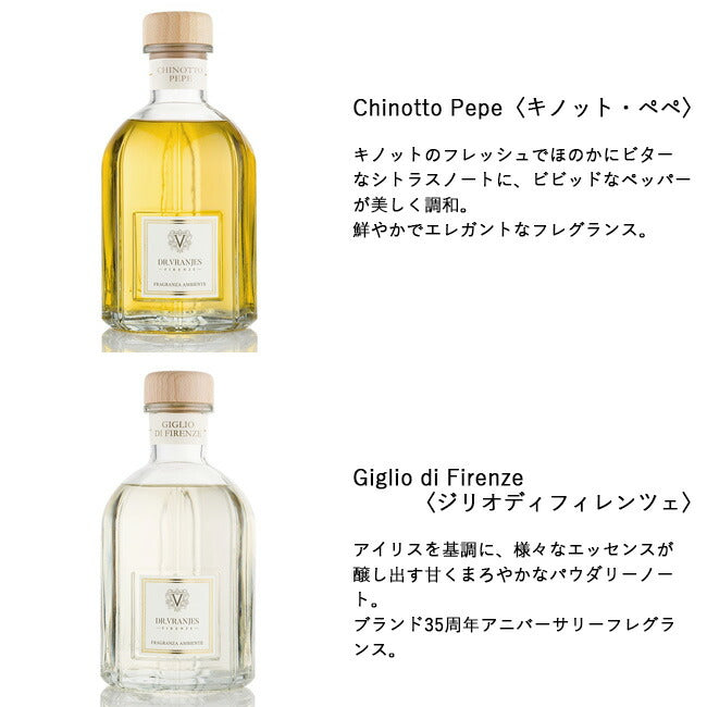 【数量限定!オリジナルショッピングバッグ プレゼント!】Dr.Vranjes ドットールヴラニエス DIFFUSER STANDARD SELECTION ディフューザースタンダードセレクション500ml