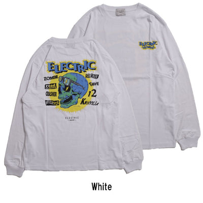 ELECTRIC×HIROTTON エレクトリック×ヒロットン SKULL L/S TEE スカルロングスリーブティー E24FT04