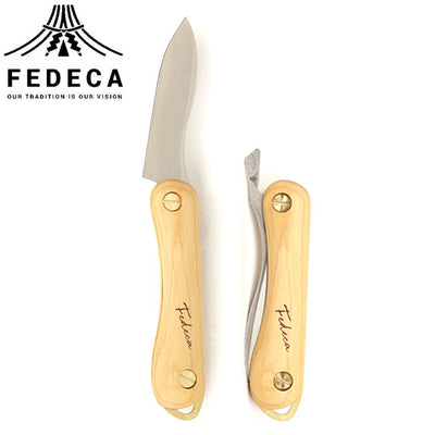 FEDECA フェデカ 折畳式料理ナイフSolo プレーンオノオレカンバ 000901