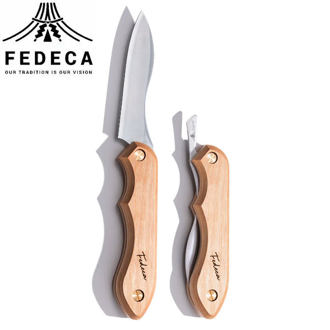 FEDECA フェデカ 折畳式料理ナイフ プレーンホワイト 001112