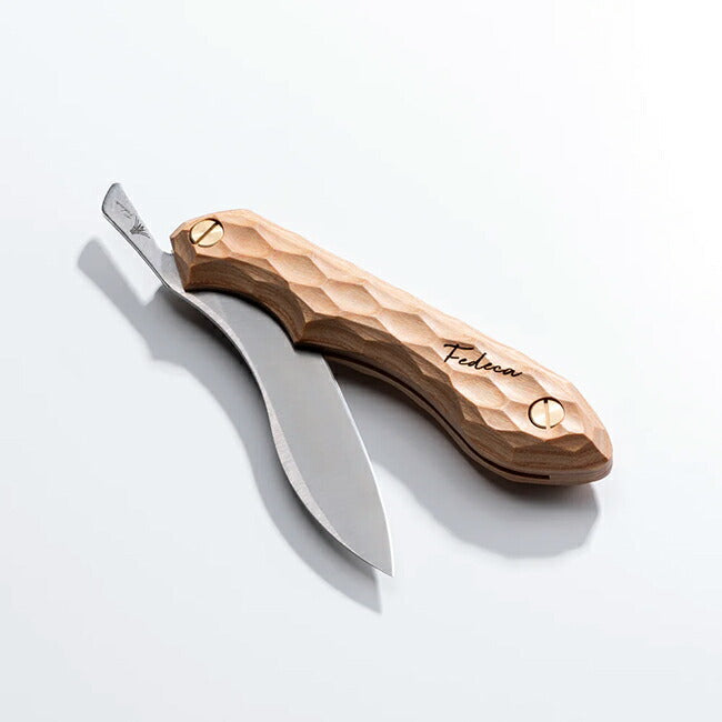 FEDECA フェデカ 折畳式料理ナイフ 名栗ホワイト 001113 – アウトドア