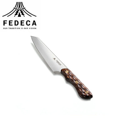 FEDECA フェデカ 三徳包丁 小 名栗ブラウン 000987