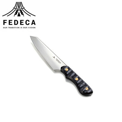FEDECA フェデカ 三徳包丁 小 リップルブラック 001035