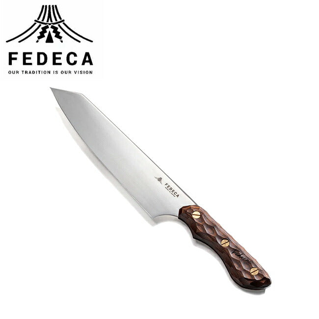 FEDECA | FEDECA フェデカ 三徳包丁 大 名栗ブラウン 000981