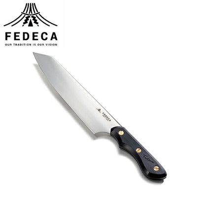 FEDECA フェデカ 三徳包丁 大 プレーンブラック 000982