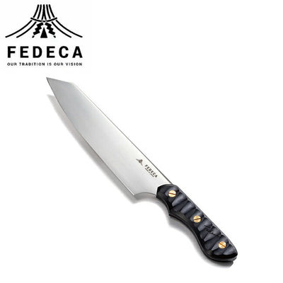 FEDECA フェデカ 三徳包丁 大 リップルブラック 001034