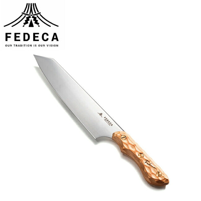 FEDECA フェデカ 三徳包丁 大 名栗ホワイト 001070