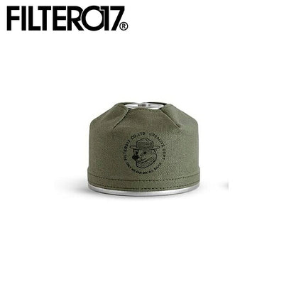 Filter017 ワックスキャンバス ガス缶カバー (小/110g) アーミーグリーン