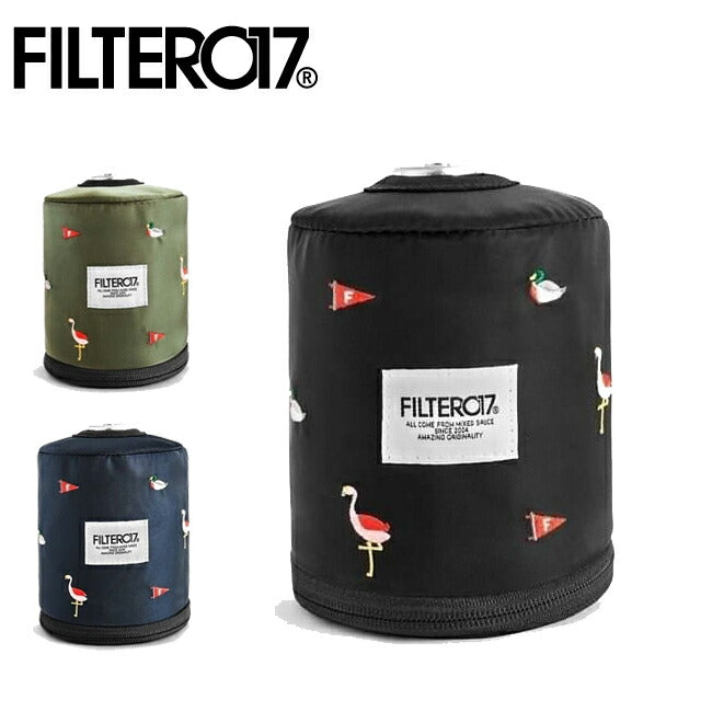 Filter017 ワイルドライフ刺繍ガス缶カバー / ロールペーパーカバー