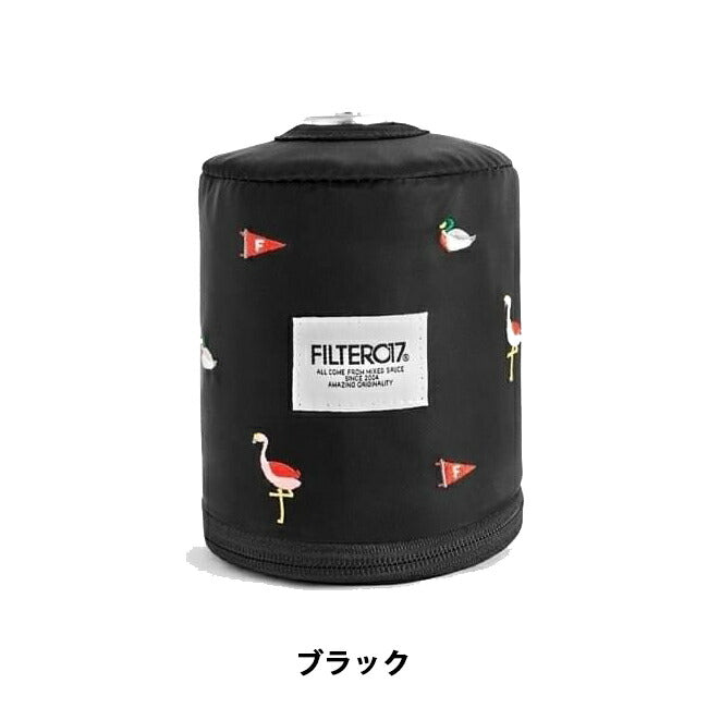 Filter017 ワイルドライフ刺繍ガス缶カバー / ロールペーパーカバー