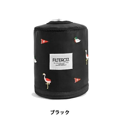 Filter017 ワイルドライフ刺繍ガス缶カバー / ロールペーパーカバー