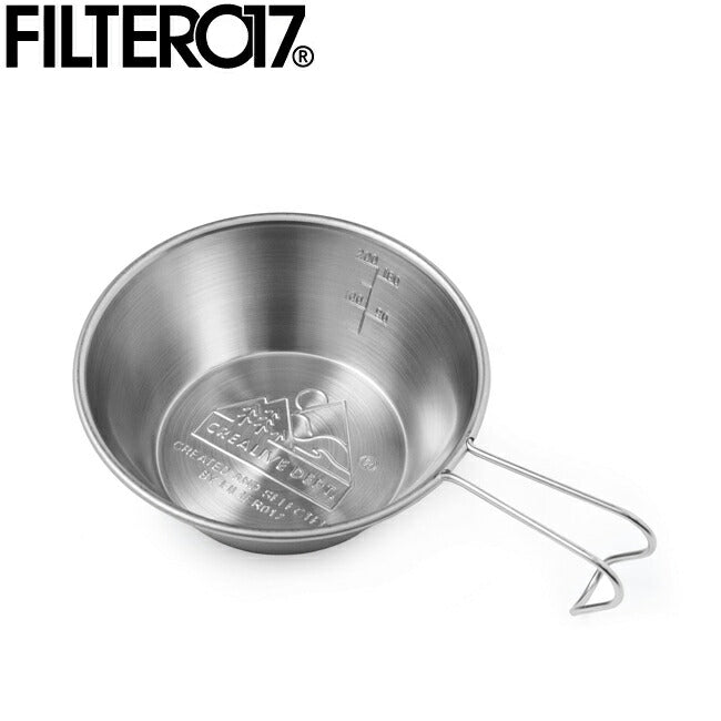 Filter017 クリエライブデパート 頂上ロゴ ステンレスシェラカップ 300ml
