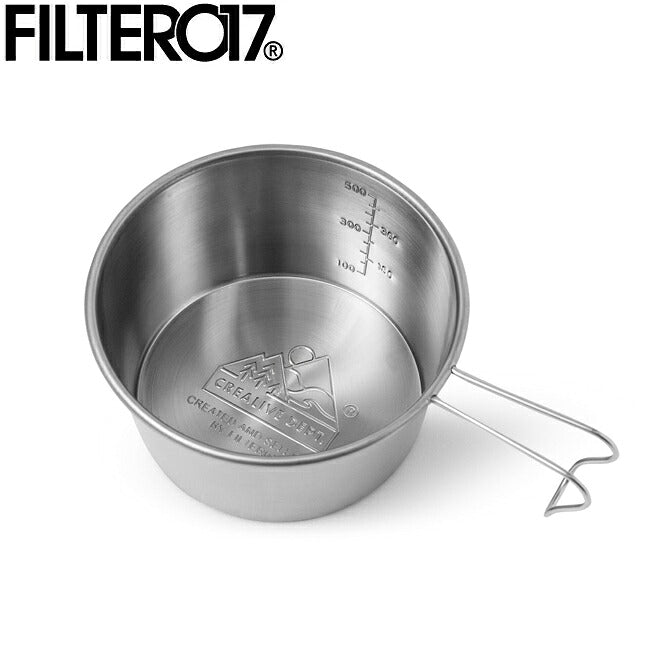 Filter017 クリエライブデパート 頂上ロゴ ステンレスシェラカップ 600ml