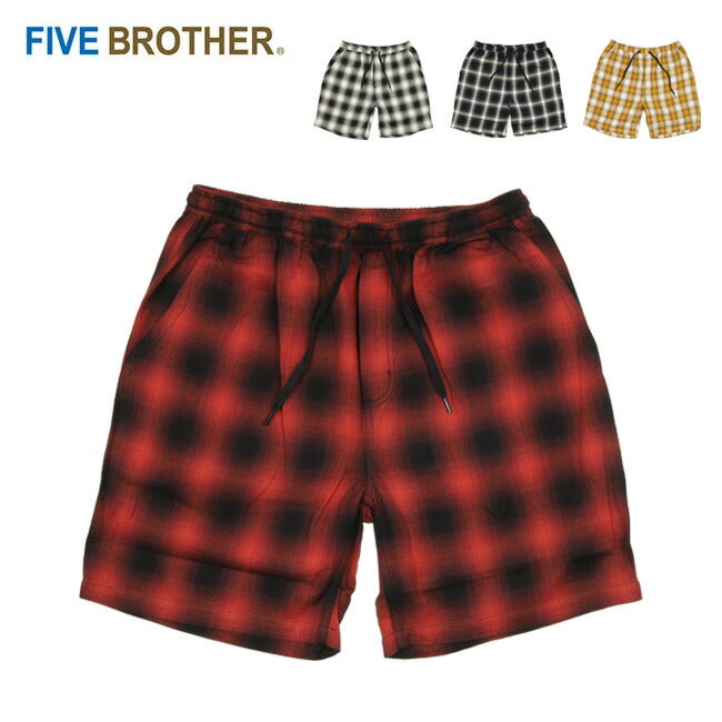 FIVE BROTHER ファイブブラザー LIGHT FLANNEL EASY SHORTS ライトフランネルイージーショーツ 152105