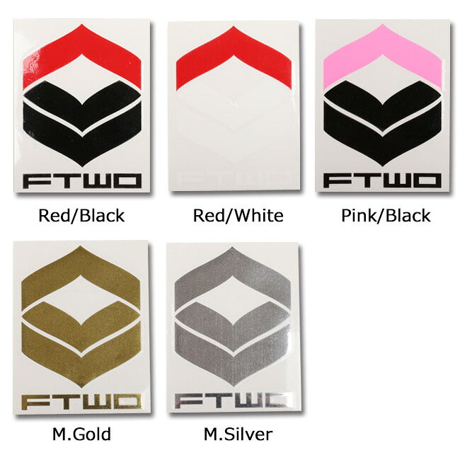 FTWO エフティダブルオー STICKER FTWO CI ステッカーエフティダブルオーシーアイ 10cm