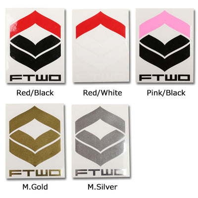 FTWO エフティダブルオー STICKER FTWO CI ステッカーエフティダブルオーシーアイ 10cm