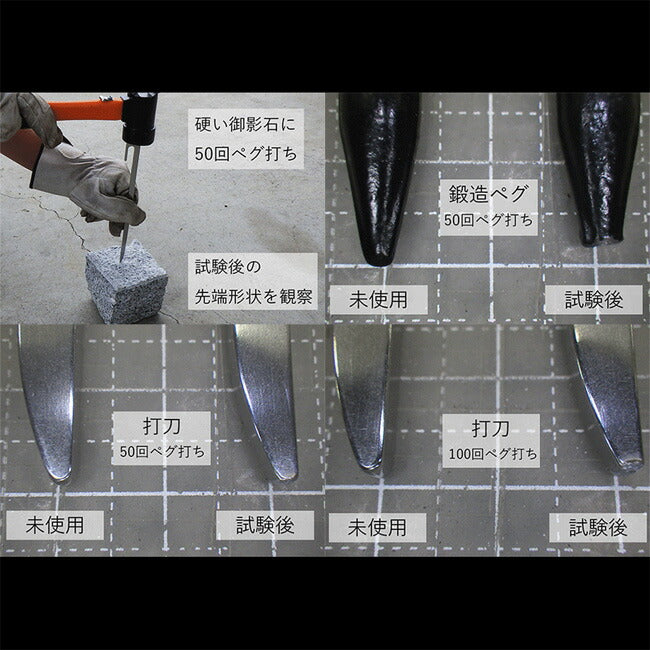 福善 - 福善 ステンレス製キャンプ用ペグ 『打刀』20cm | アウトドア