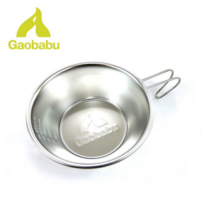 Gaobabu ガオバブ ロゴ刻印入りシェラカップ 300ml (日本製)