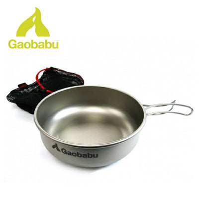 Gaobabu ガオバブ チタンボウル 500ml メッシュ袋付き